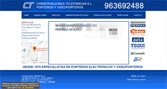Desktop Screenshot of conservacionestelefonicas.com